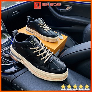 Giày Nam cao cấp Bun Store - Giày da Nam đẹp Sneaker thời trang sang xịn G9823D