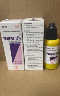 Dung dịch sát khuẩn Povidine 90ml