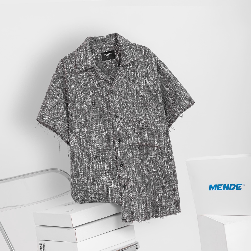 MENDE - Tweed Shirt - Áo sơ mi nam vải tweed 3 màu