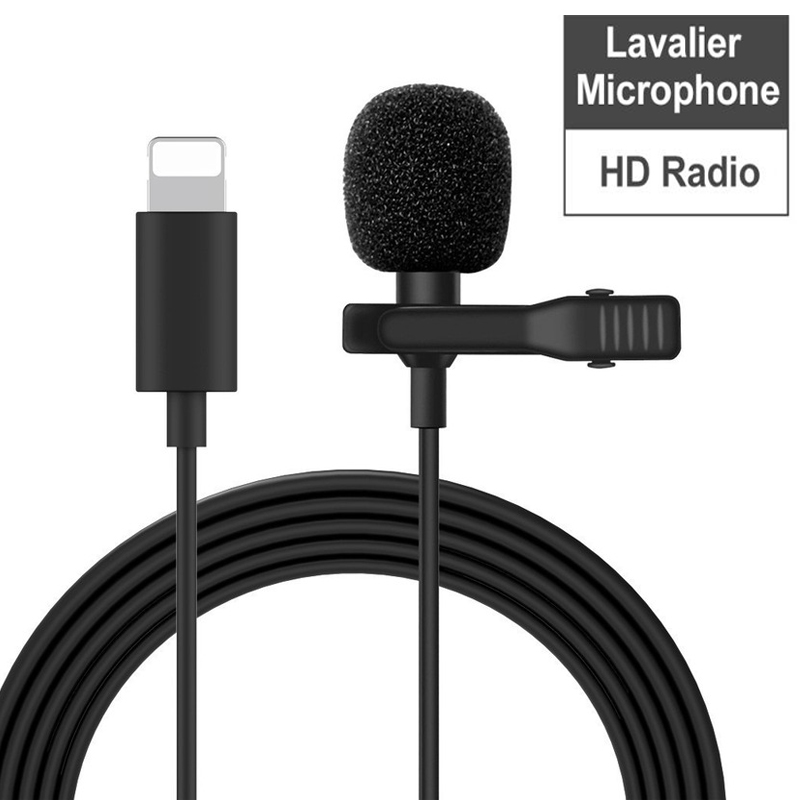 IPHONE Micro Lavalier Cài Áo Đầu Cắm 3.5mm Cho Samsung Huawei Xiaomi