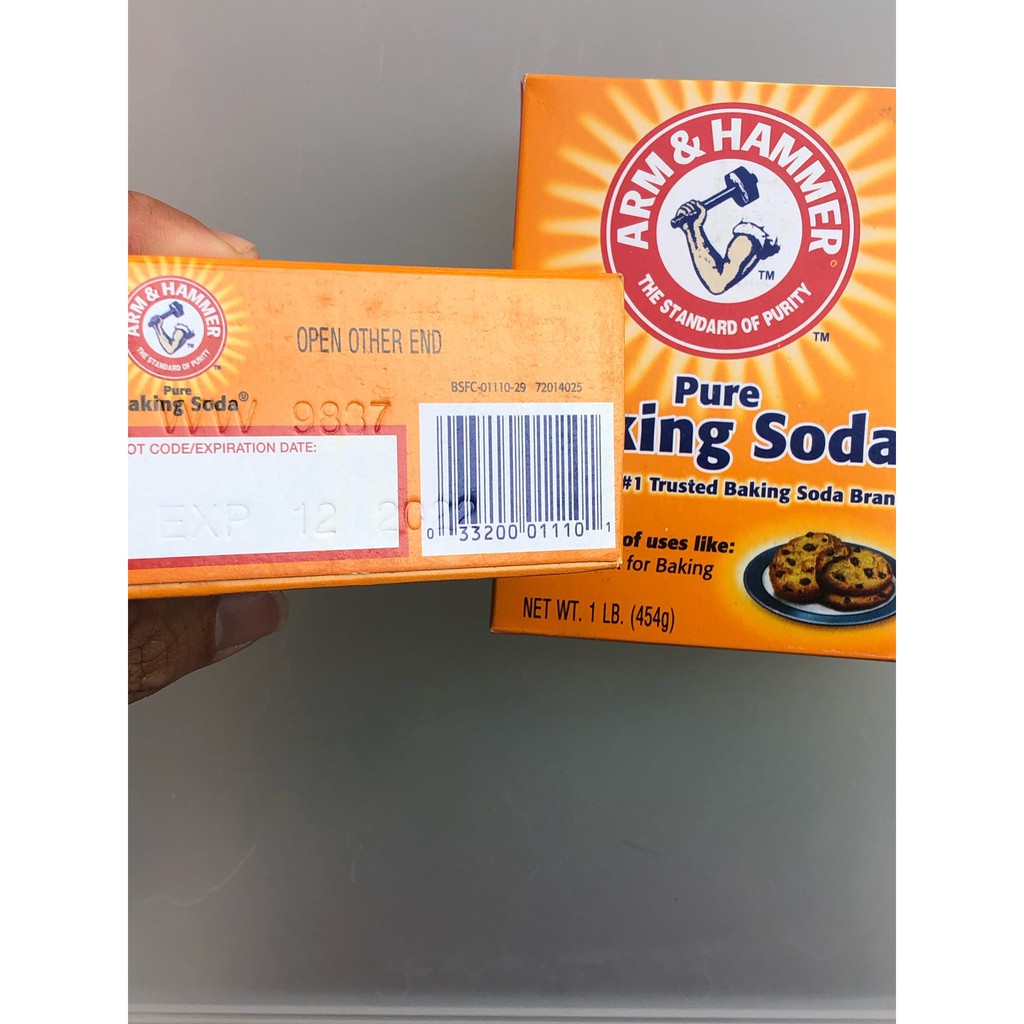 {COMBO 1 THÙNG 24HỘP}BỘT PURE BAKING SODA USA MỸ 454G