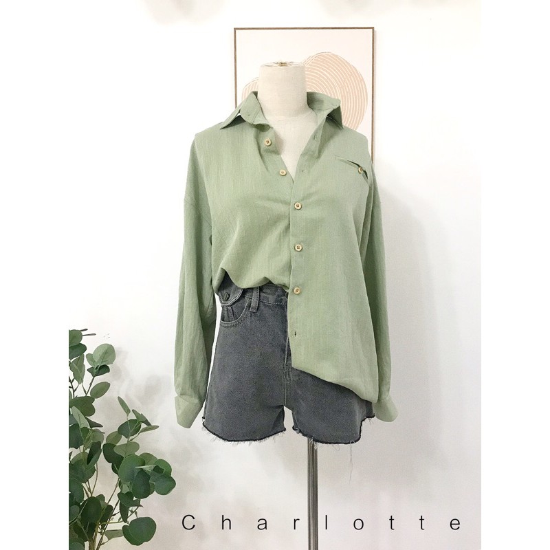 áo sơ mi form thụng Hàn Quốc (hàng thiết kế cao cấp)