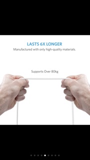 Cáp sạc ANKER PowerLine+ Lightning Dài 0.9m [không kèm túi da] - A8121H