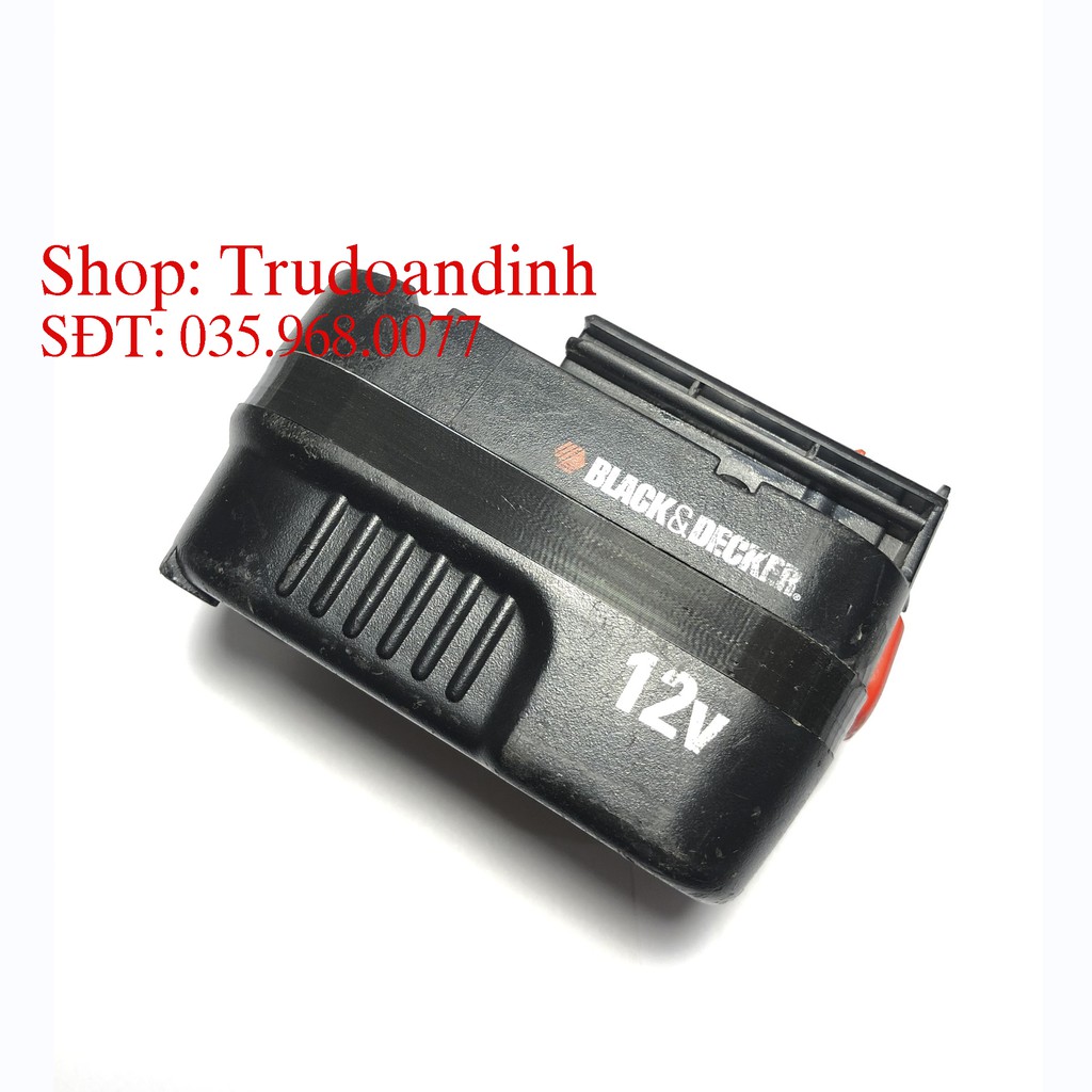 Pin máy bắn vít Black&Decker 12v + Sạc