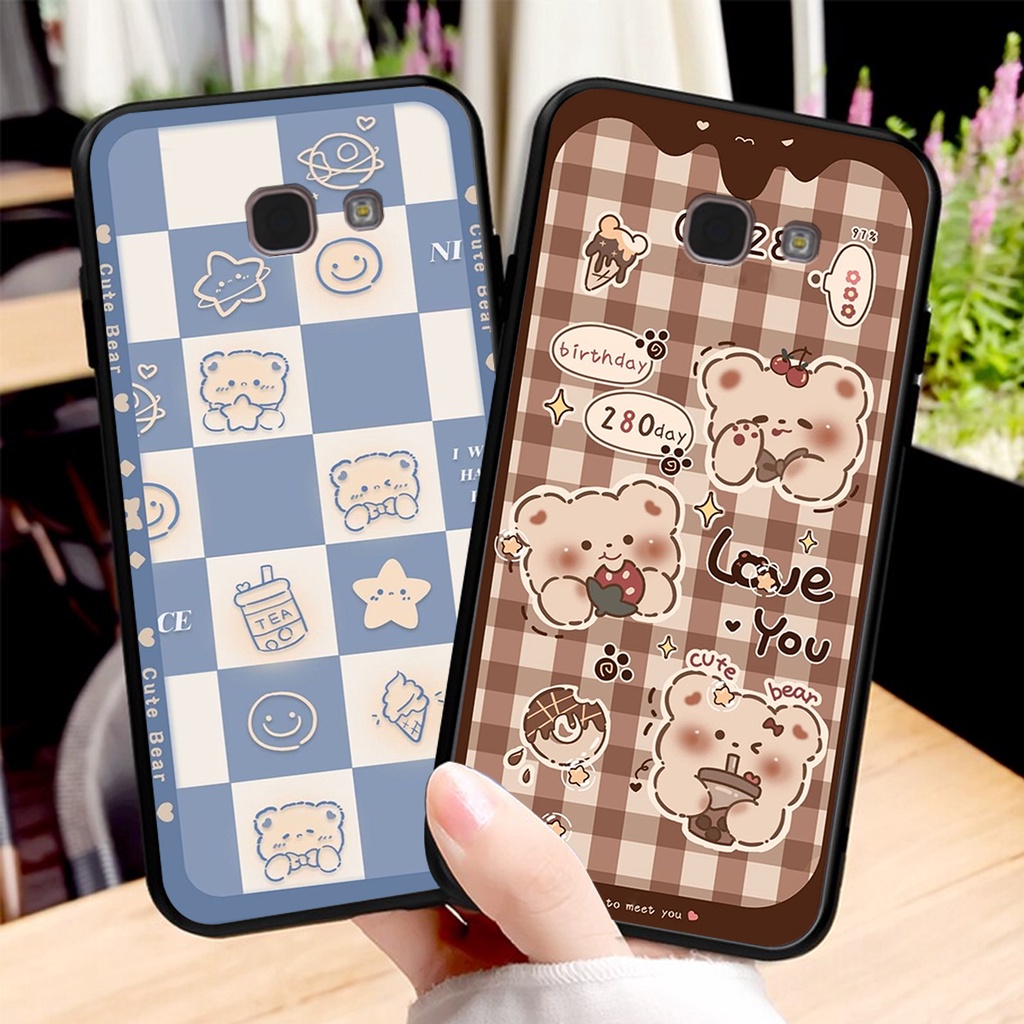 Ốp lưng Samsung A3 2017 / A5 2017 / A7 2017 in hình 3D GẤU cute be@r, soda, happy day cực hot ,thời thượng