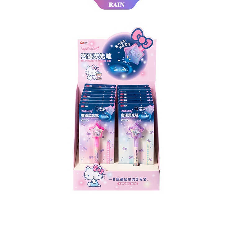 1 Bút Đánh Dấu Bằng Tia UV Vô Hình Hello Kitty Không Màu Đa Năng Cho Trẻ Em