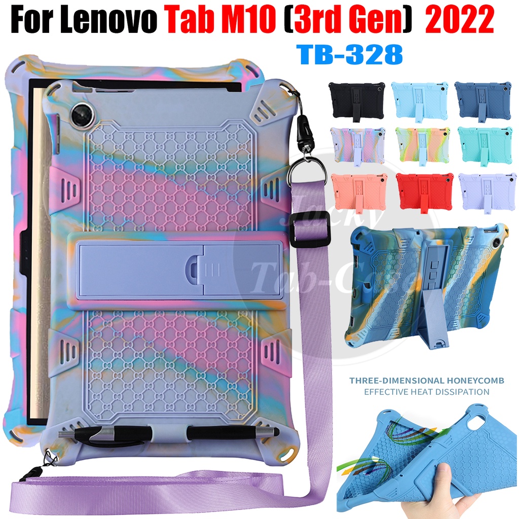Ốp Máy Tính Bảng Silicon Mềm Màu Cầu Vồng Giảm Căng Thẳng Cho Lenovo Tab M10 (3rd Gen) 2022 TB-328 10.1 "TB-328F TB-328FU TB-328XU