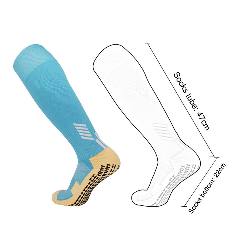 One Đôi Vớ Thể Thao Thoáng Khí Chống Trượt Bảo Vệ Đầu Gối Cho Nam Nữ