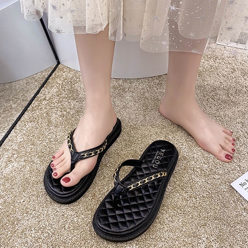 Dép Xỏ Ngón Đế Bằng Thiết Kế Mới Thời Trang Dành Cho Mùa