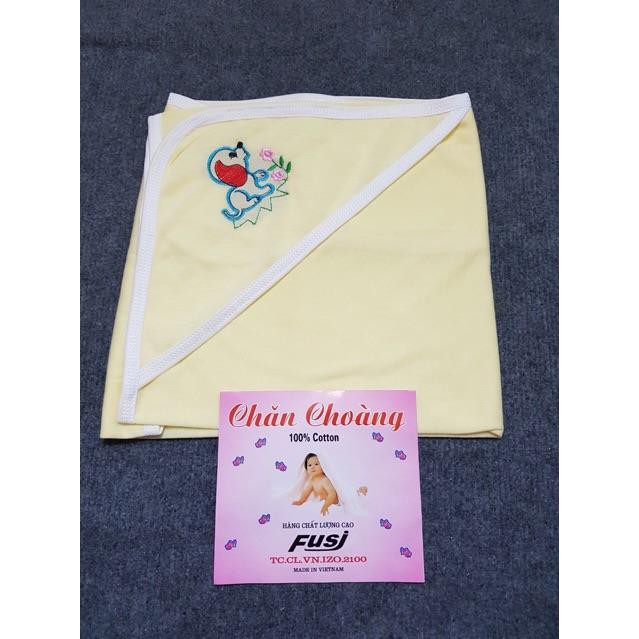 Chăn choàng chăn ủ bé sơ sinh có mũ - C2