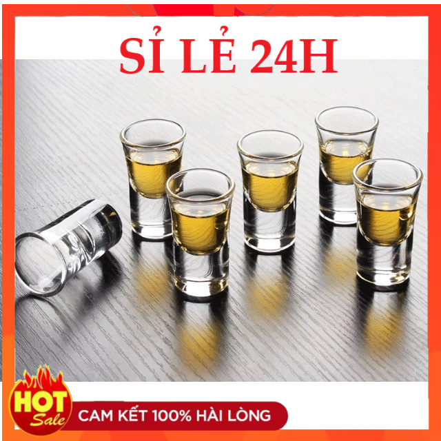 Ly Rượu Shot Thủy Tinh 34ML