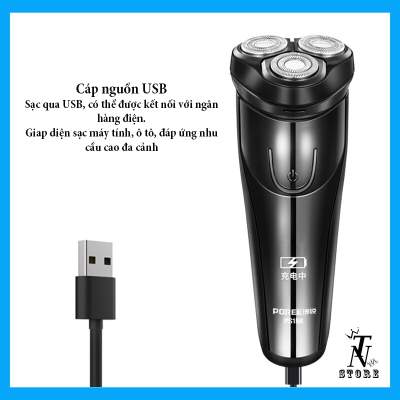 Máy cạo râu đa năng PS156，tỉa tóc mai, chống nước IPX7 [Bảo Hành 12 tháng]