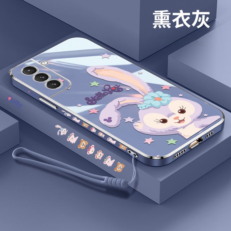 QIANZI Ốp Lưng Mềm Siêu Mỏng Mạ Điện Họa Tiết Hoạt Hình Cho Samsung A750 A7 2018 Samsung A51 S20 S10 S10 PLUS