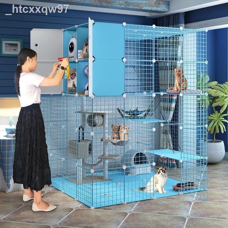 Ưu đãi đặc biệt cho lồng mèo King size villa nhà sang trọng không gian trống miễn phí Ngăn chứa vật nuôi ba tầng tổ