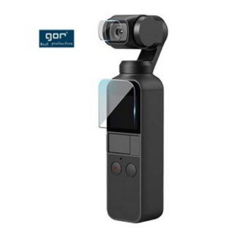 MIẾNG DÁN CƯỜNG LỰC CHO DJI OSMO POCKET HIỆU GOR ( COMBO 3 MIẾNG )
