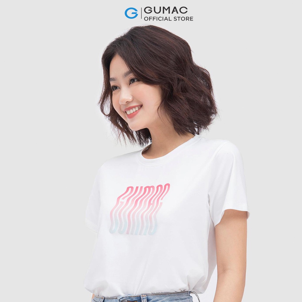 [Mã WABRGUM giảm 10% tối đa 30K đơn 99K] Áo thun nữ in hình thời trang GUMAC ATC04007 | BigBuy360 - bigbuy360.vn