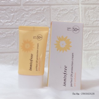 Kem Chống Nắng Innisfree Perfect UV Protection Cream Anti Pollution SPF50+ PA++++