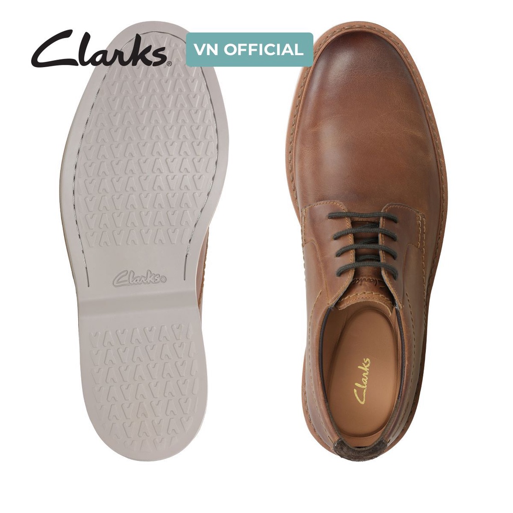 Giày Da Nam CLARKS Atticus LTLace màu nâu