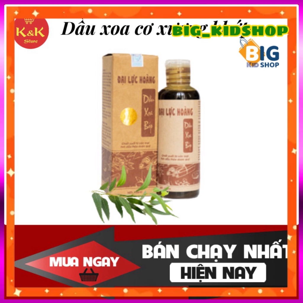 DẦU XOA ĐẠI LỰC HOÀNG CHUYÊN CƠ XƯƠNG KHỚP 120 ML