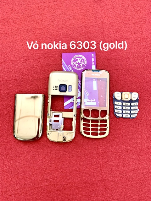 Vỏ nokia 6303 zin full bộ - mới 100%