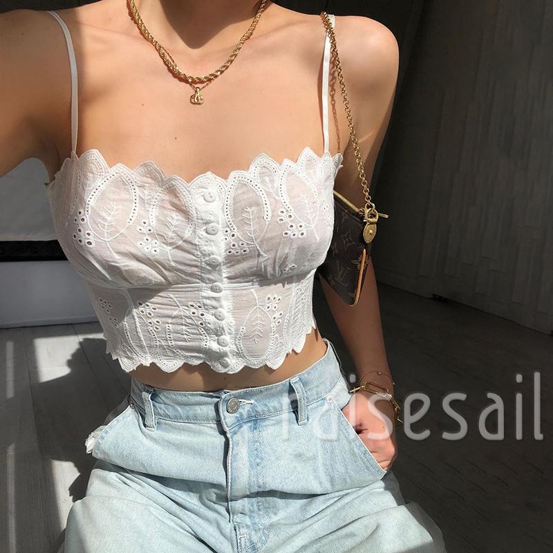 Áo Lửng Hai Dây Màu Trơn Gợi Cảm Thời Trang Cho Nữ | BigBuy360 - bigbuy360.vn