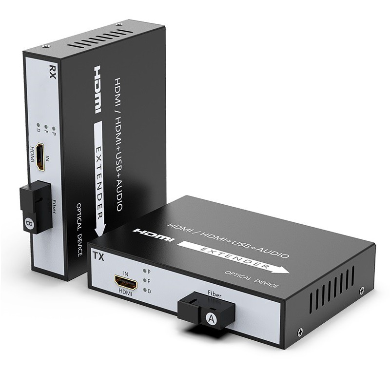 HDMI extender 20km - Bộ kéo dài HDMI qua dây QUANG xa 20KM