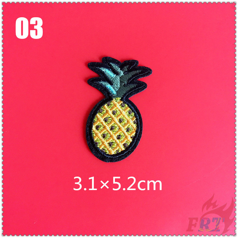 Miếng dán ủi quần áo hình trái cây dễ thương