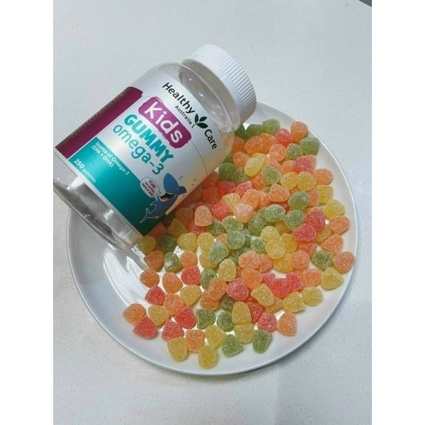 [Mẫu Mơis] Kẹo Gummies Kid nổi tiếng nhất Úc KẸO DẺO VITA GUMMIES OMEGA 3 ÚC