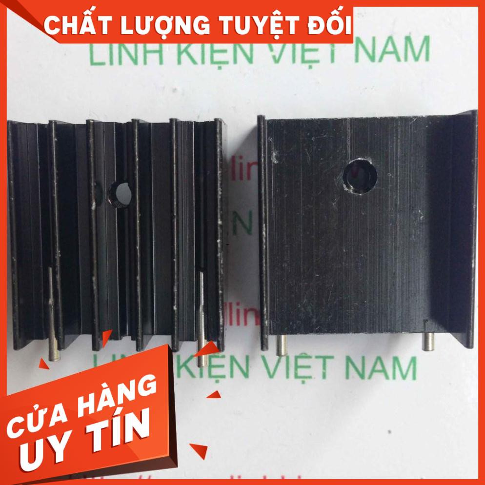 Tản nhiệt nhôm 25x23x16mm - đen