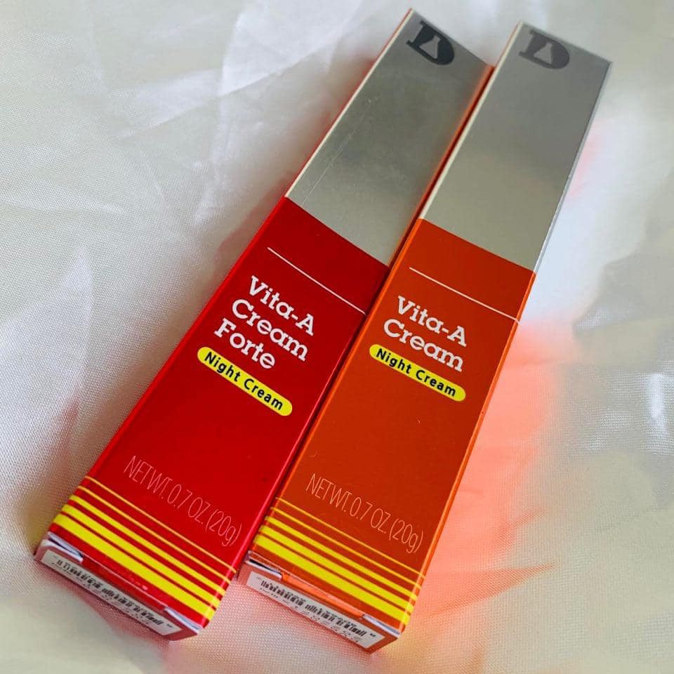 Kem Retinal 0.05% Dr.different Vita A Cream Forte 20gr Hàn Quốc Mit Beauty dưỡng da căng bóng trả lại thanh xuân
