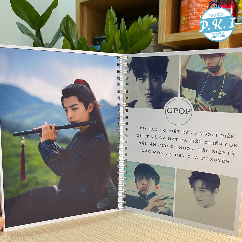 Bộ Photobook Album ảnh Tiêu Chiến 2021 - QUÀ TẶNG C-POP