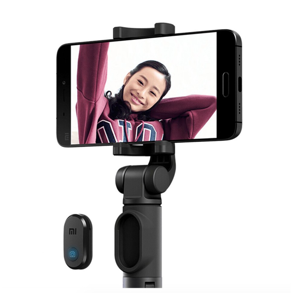 Gậy chụp ảnh Xiaomi Tripod Nút Bấm Bluetooth rời 3 chân dựng không dây cho điện thoại selfie tự sướng Livestream du lịch