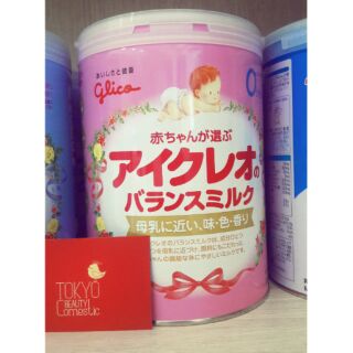 Sữa Glico số 0 từ 0-9 tháng 800 gram.