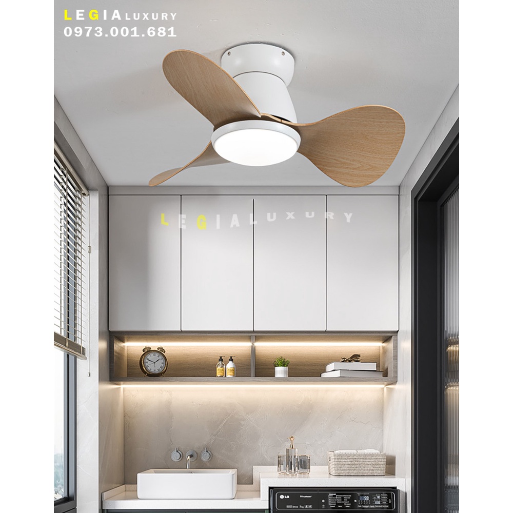 Quạt Trần Mini Giá Rẻ Lê Gia LGFAN730V | Quạt Trần Phòng Ngủ Cho Bé