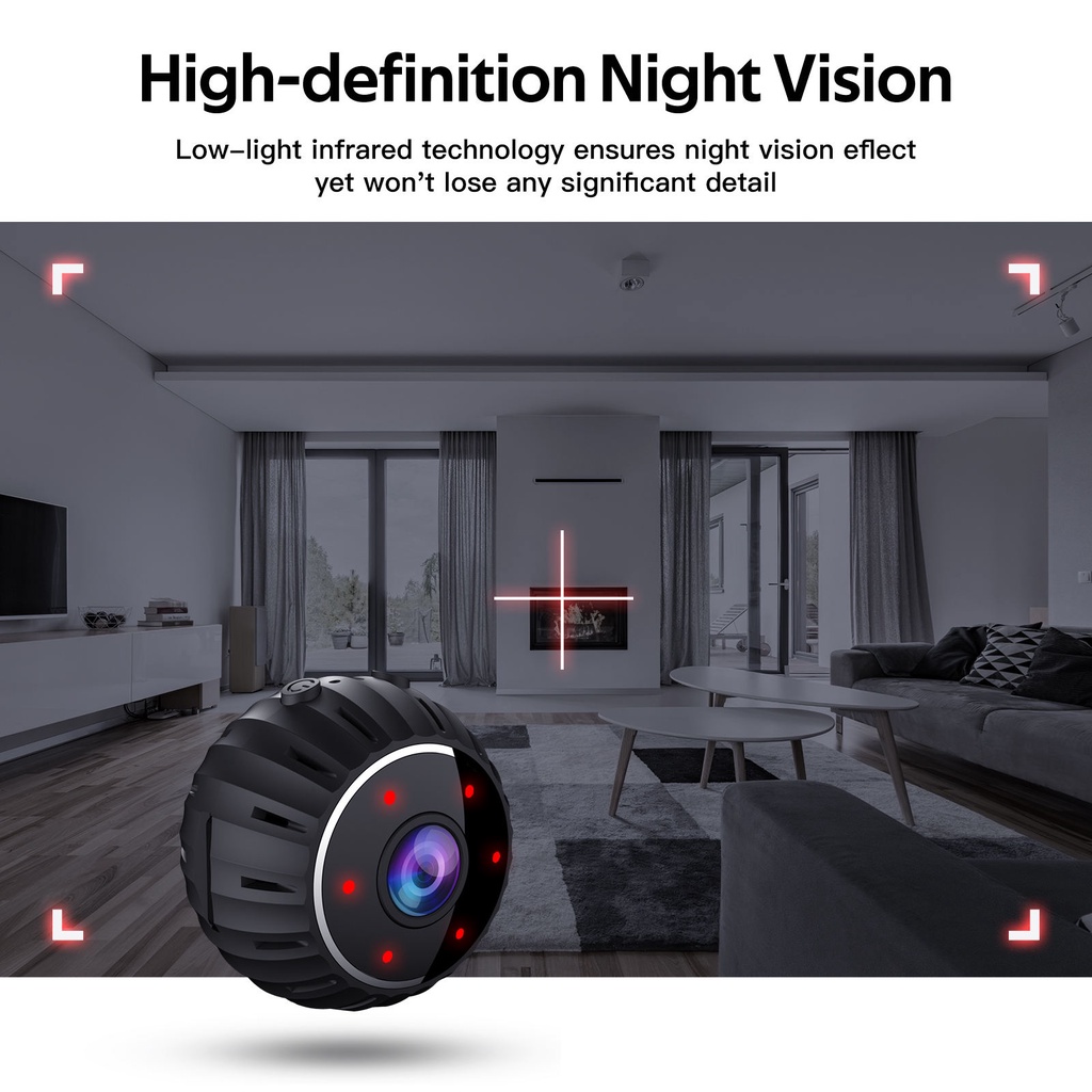 Camera Mini Wifi Siêu Nhỏ Xem Trực Tiếp Trên ĐT Quay Video Ban Đêm Siêu Nét Xem Qua App Vi365