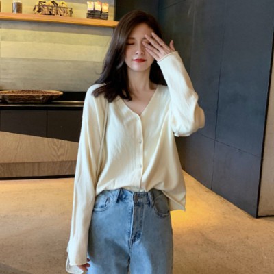 Áo cardigan len cổ chữ V Quảng Châu (Freesize) | BigBuy360 - bigbuy360.vn