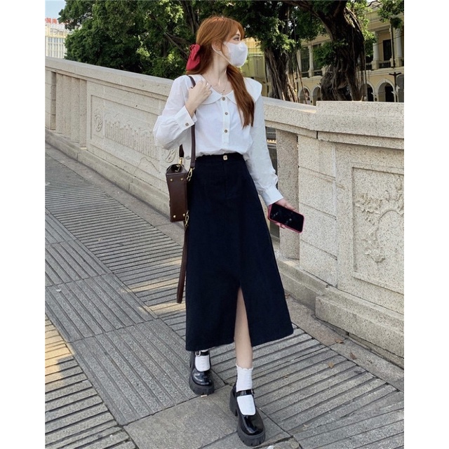 Set váy áo basic Hàn Quốc