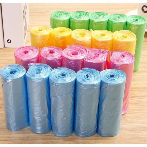 Set 5 Cuộn Túi Đựng Rác  Siêu Tiết Kiệm Kích Thước 45x50cm