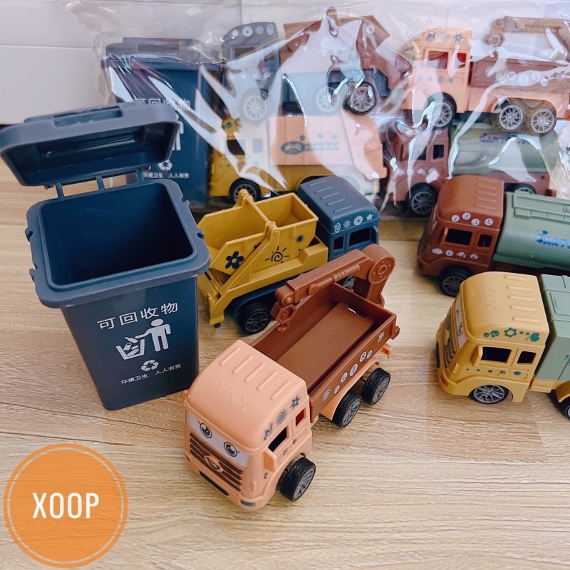 Sale !!! Đồ chơi xoop ! Túi xe dọn rác 6 chi tiết cho bé  shop phúc yến
