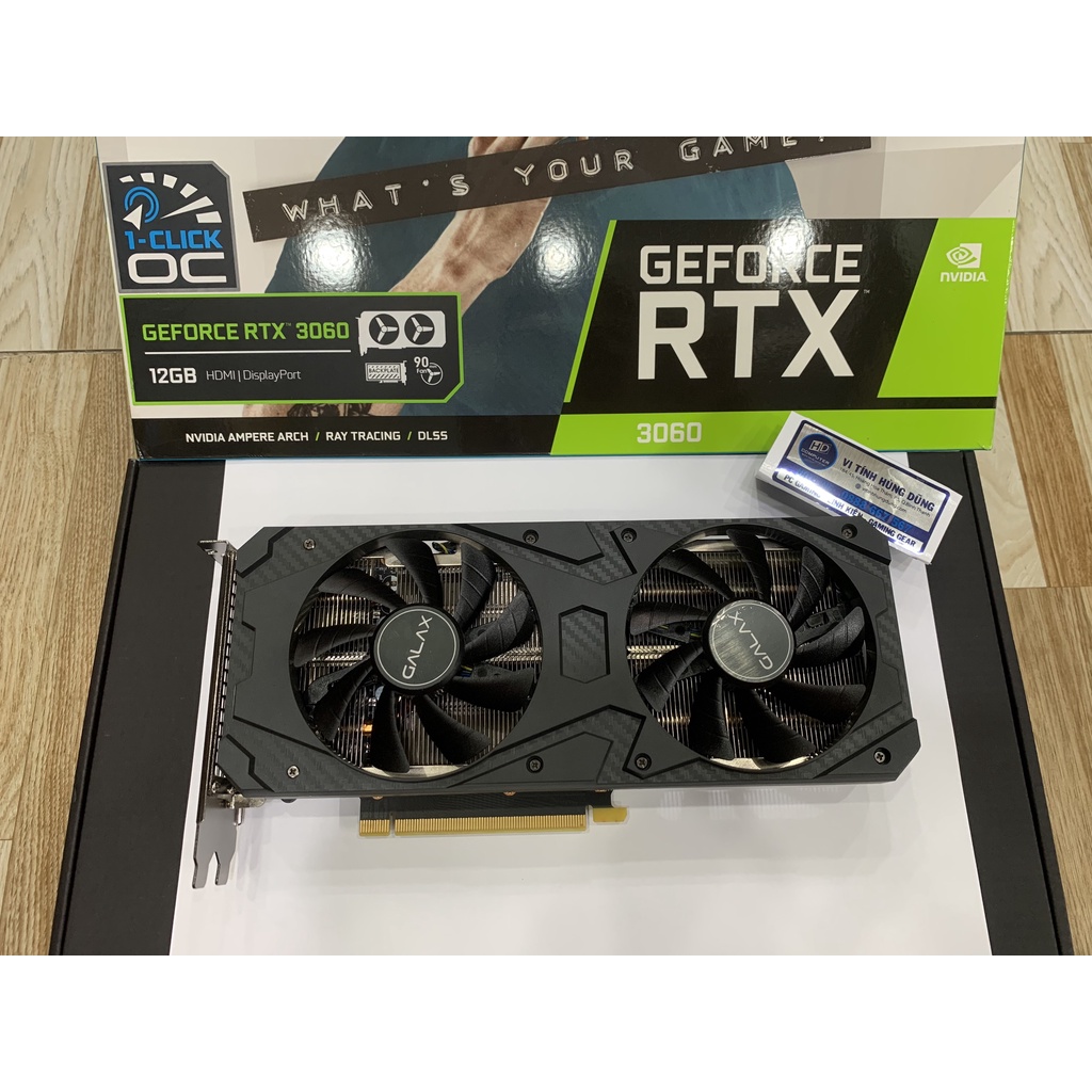 Card đồ họa  VGA RTX 3060 12G Galax còn bảo hành hãng, Gigabyte Gaming OC 3 Fan còn bảo hành hãng