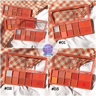 In the peach - bảng phấn mắt + phấn má 2in1