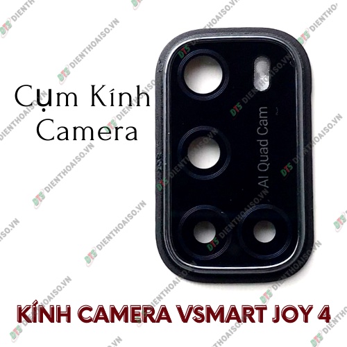 Kính camera vsmart joy 4 kèm keo dán