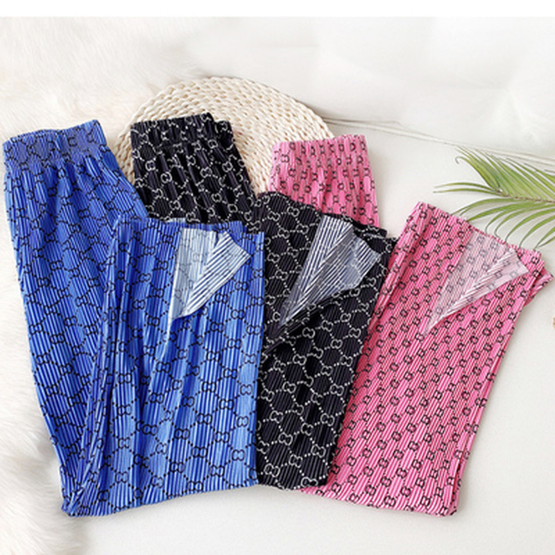 Quần Dài Ống Rộng In Chữ Thời Trang Mùa Hè Cho Nữ 2 Kiểu Lựa Chọn 3 Màu Lựa Chọn | BigBuy360 - bigbuy360.vn