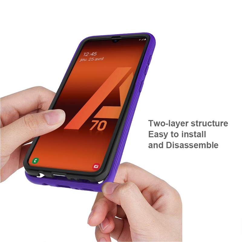 Ốp Điện Thoại 2 Trong 1 Bảo Vệ 360 Độ Cho Samsung Galaxy Wide 4 Jean 2 A70 A70s A50s A30 A50 A30s A20s A20e A10 M10