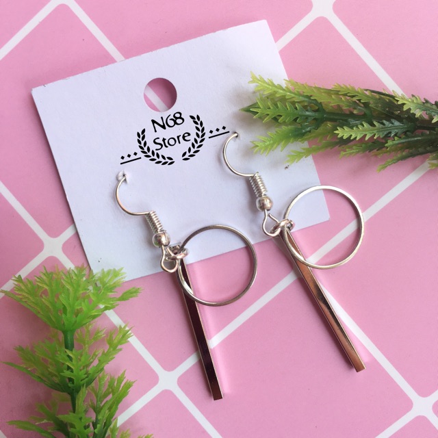 Khuyên tai hình học mẫu 1