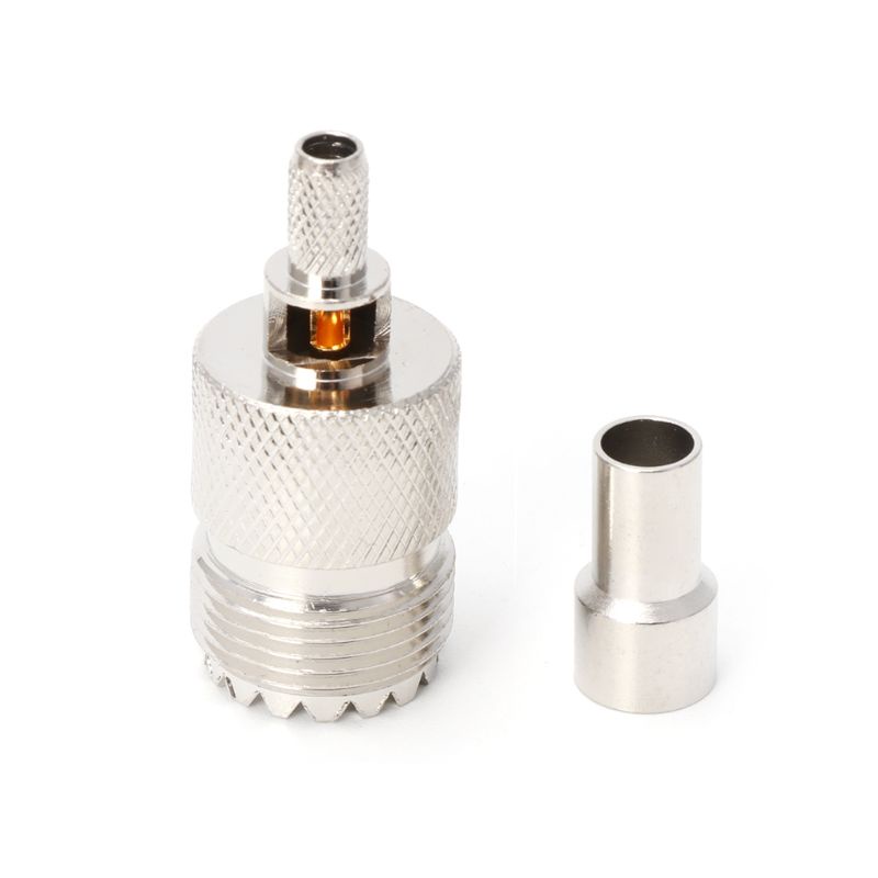 Set 10 Bộ Nối UHF Female Jack SO239 RF Cho RG58 RG142