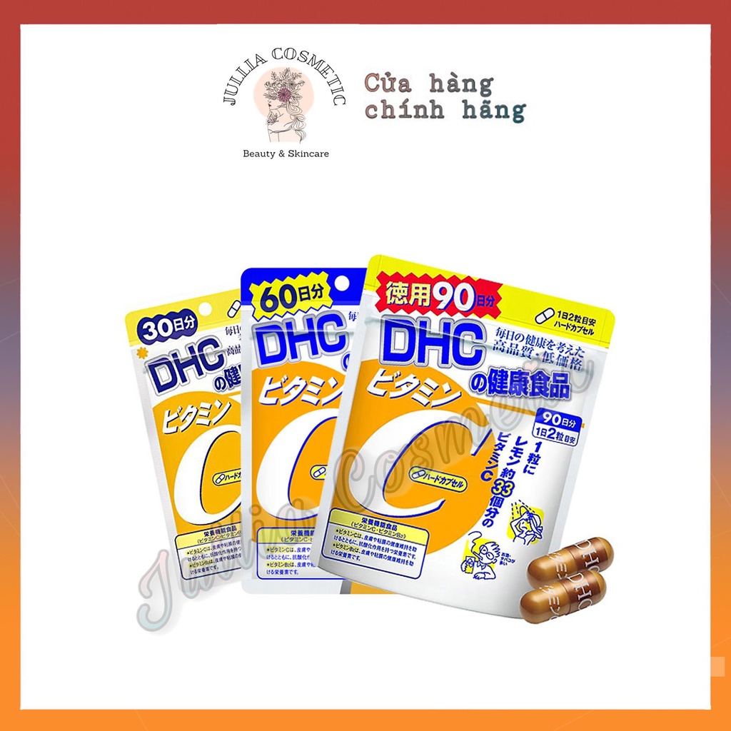 Viên uống DHC Vitamin C Nhật Bản  30 ngày và 90 ngày