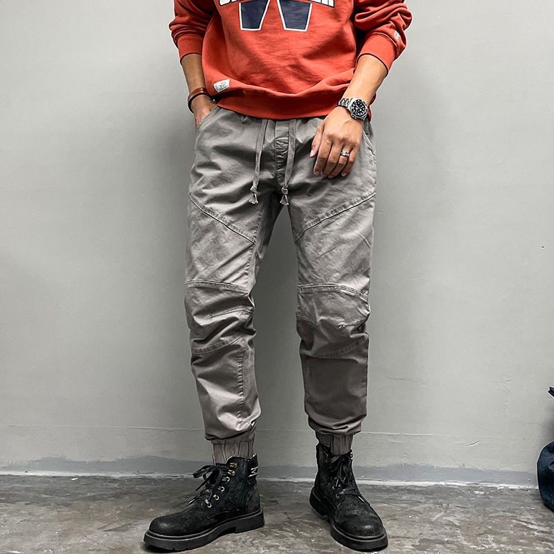 Quần dài nam AOKANG lưng thun màu sắc đơn giản thời trang