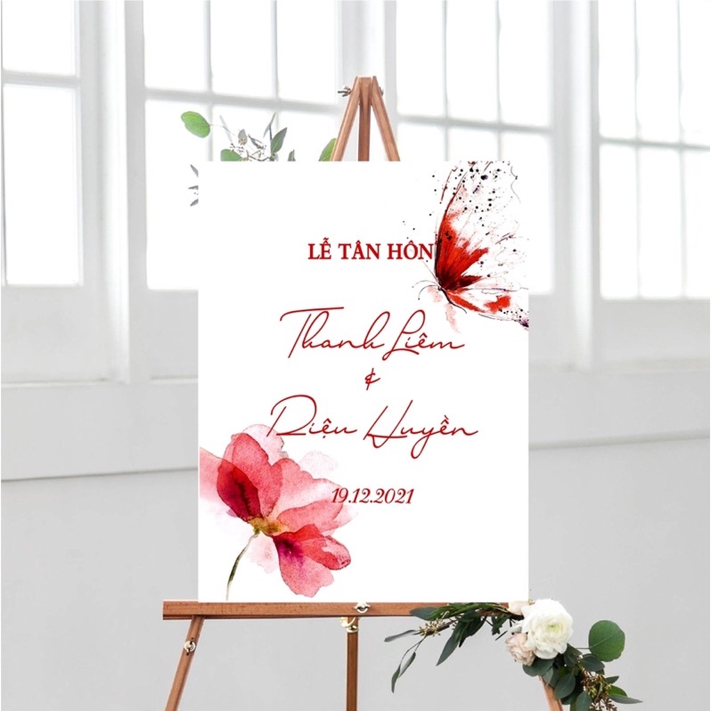 Bảng tên đám cưới siêu đẹp