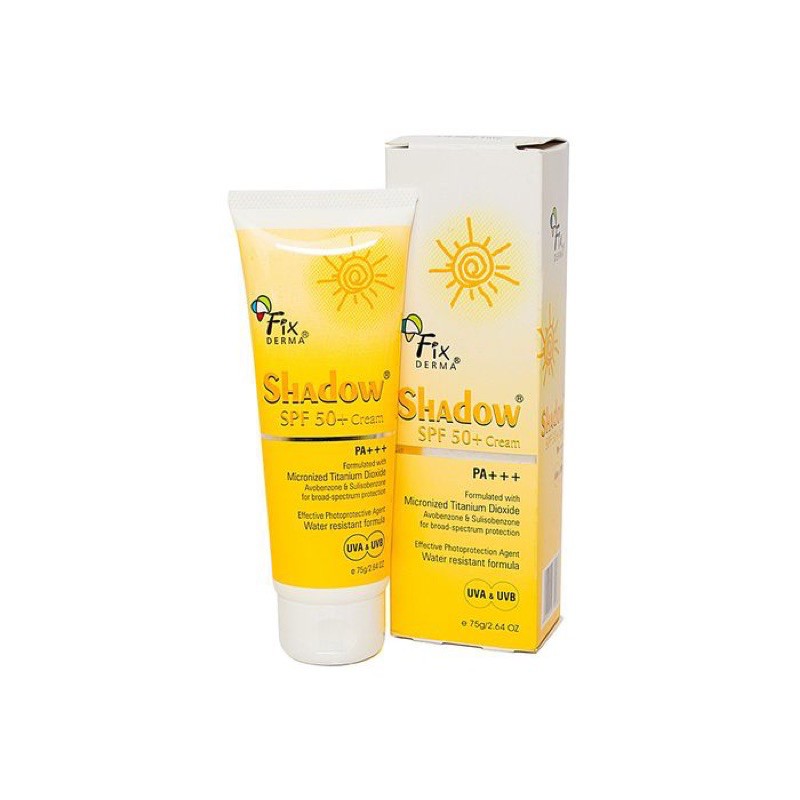 Fixderma Shadow Spf 50+ Cream 75G-Kem chống nắng và giữ ẩm